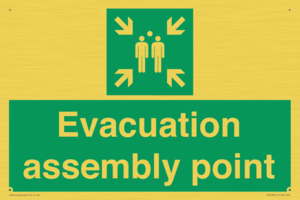 Evacuation assembly point